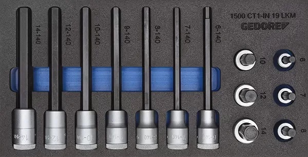 GEDORE-Set Of Screwdriver Bits 1/2