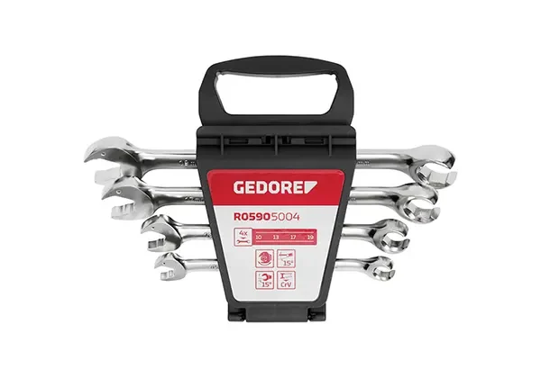 GEDORE RED-Combination Ratchet Wrench Set 10-19Mm 4 Pcs (R05905004): In Accordance With Din 3113