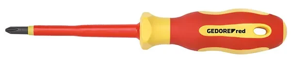 GEDORE RED-Vde Screwdriver Pz1 80 Mm (R39300115): Acc. To Din 7438