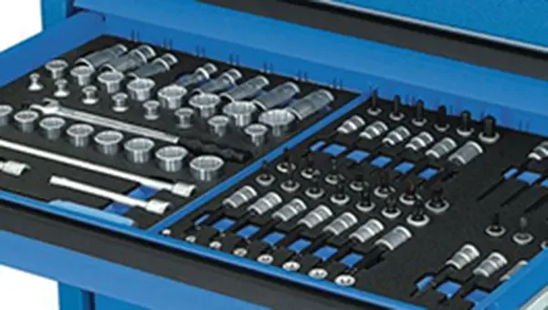 GEDORE-Lengthwise Divider Without Slots (E-2005 CT H-40): As Separator/Fixing For The Modules No. 2005 Ct2