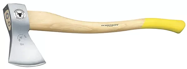 OCHSENKOPF-Universal Gold Forest Axe Hickory Handle 1600 G (OX20H-1608): Indispensable In Wood-Working And Gardening
