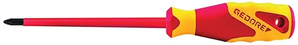 GEDORE-Vde Screwdriver Cross Recess Pz 4 (VDE 2160 PZ 4): Individually Tested
