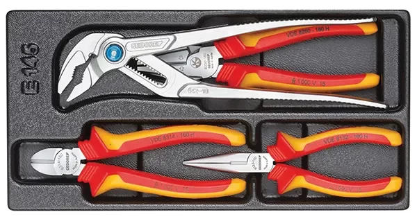 GEDORE-Vde Pliers Assortment In 1/3 Es Module (1500 ES-VDE 145): 0
