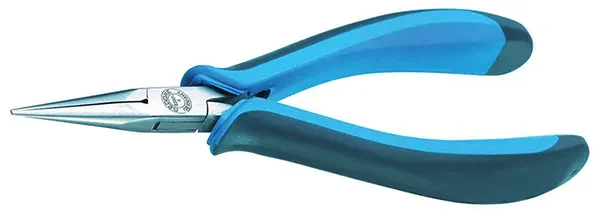 GEDORE-Needle Nose Electronic Pliers (8307-4): Smooth-Ground Gripping Faces