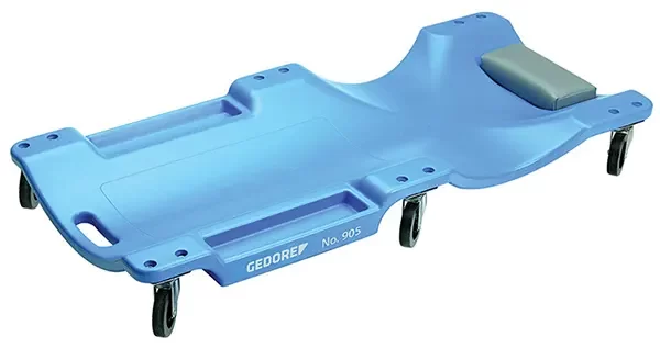 GEDORE-Creeper Plastic 1000X480X115Mm Load Capacity 130 Kg (905): Ergonomically Shaped One-Piece Creeper. With Practical Carrying Handle. Made Form Pp Polypropylene