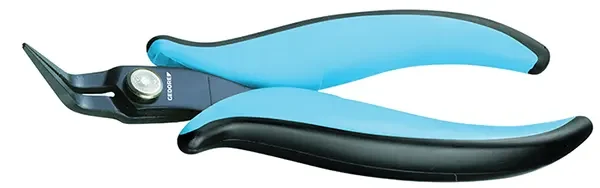 GEDORE-Needle Nose Electronic Pliers (8352-3): Cutting Edges Angled 45°