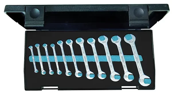 GEDORE-Double Ended Midget Spanner Set 11 Pcs 4.5-13 Mm (8-011): • Content 10 Pieces: No. 8 4