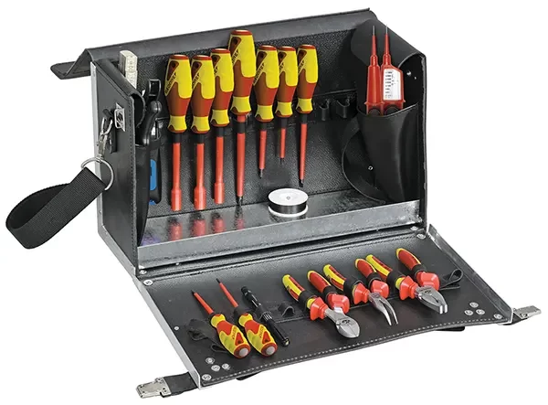 GEDORE-Electricians Tool Case 18 Pieces (1091): Robust Tool Case With 18-Piece Basic Assortment