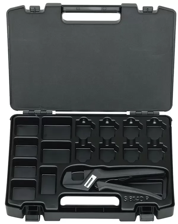 GEDORE-Crimping Pliers Set Professional (S8140PN): Crimping Pliers No. 8140 Without Module Inserts For Individual Assembly