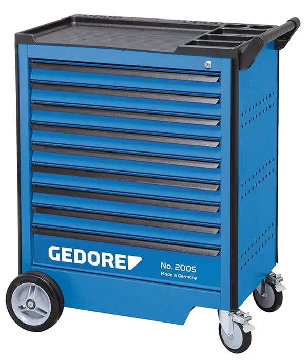 GEDORE-Tool Trolley With 9 Drawers (2005 0810): Body: