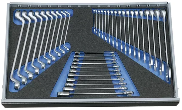 GEDORE-Combination Spanner Set In Ct Module 39 Pcs (2005 CT4-2-7): Dimensions: 633 X 390 X 35 Mm