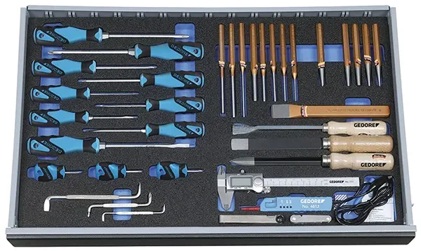 GEDORE-Tool Set In Ct Module 36 Pieces (2005 CT4-2160-119): Dimensions: 633 X 390 X 35 Mm