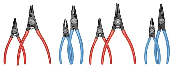 GEDORE-Set Of Mounting Pliers 8 Pieces (S8028): For Automotive Use
