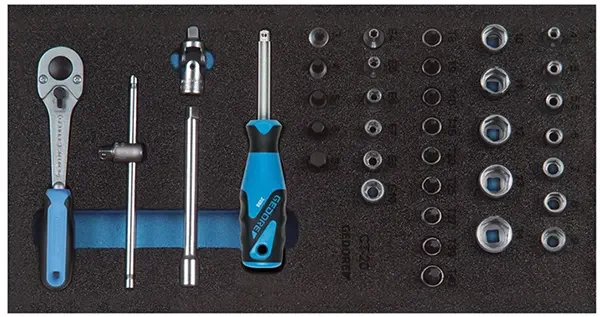GEDORE-Socket Wrench Assortment 1/4