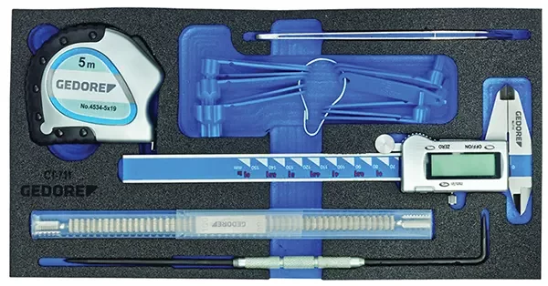 GEDORE-Measuring Assortment In Check Tool Module (1500CT1-711): 0