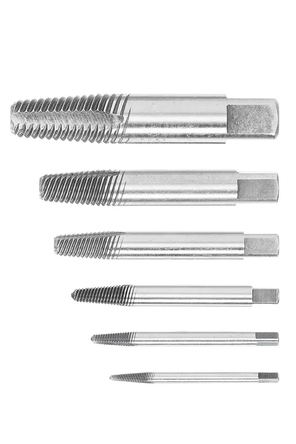 GEDORE-Screw Extractor Set 6 Pieces M3-M24 (8551S-006): For Removing Broken Screws