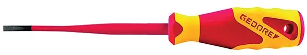 GEDORE-Vde Screwdriver Slim Slotted 6.5 Mm (VDE 2172 6.5): Individually Tested