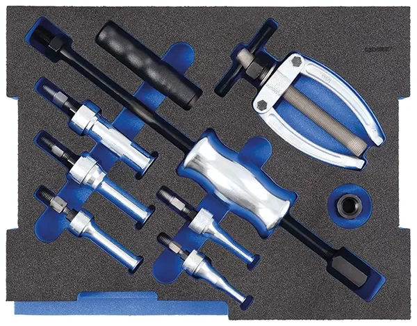 GEDORE-Internal Extractor Set In 2/2 L-Boxx 136 Modules (1100CT2-1.30): For Inside Ø 12 - 35 Mm