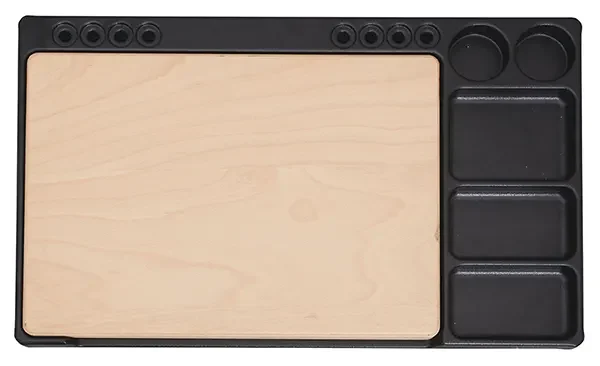 GEDORE-Wood Plate 563X409X30 Mm (2004 HP-14): To Be Inserted Into The Plastic Lid To Obtain A Flat Working Surface