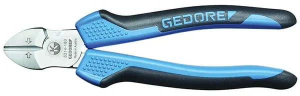 GEDORE-Power Side Cutters 180 Mm 2C Handle (8314-180JC): Acc. To Din Iso 5749