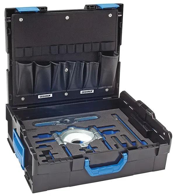 GEDORE-Separator And Puller Set In L-Boxx 136 (1100-1.41/2A): For Clamping Depths From Ø 22 To 115 Mm And Clamping Reach Up To 295 Mm