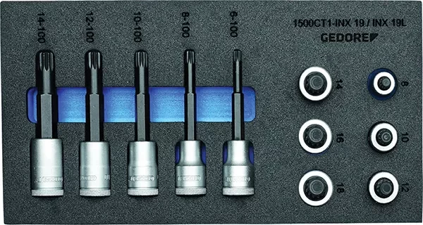 GEDORE-Screwdriver Bit Socket Set 1/2