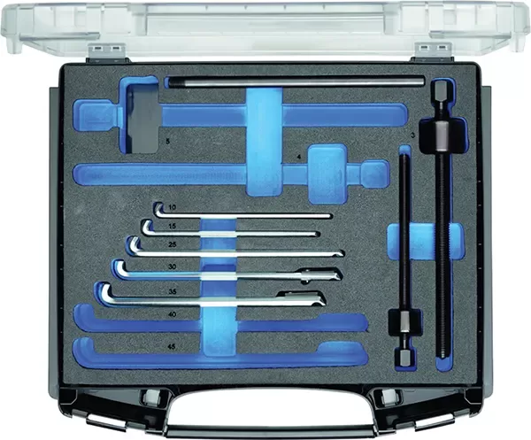 GEDORE-Ball Bearing Extractor Set In I-Boxx 72 (1101-1.29/1K): Ball Bearing Extractor Set For More Than 30 Ball Bearings