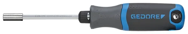 GEDORE-Magazine Handle Screwdriver With Ratchet Function (2169-012): Loaded Magazine Screwdriver With Ratchet Function