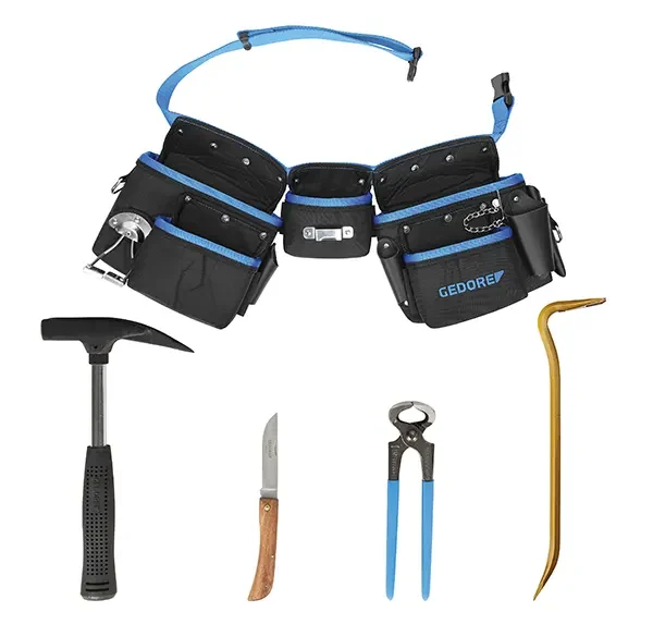 GEDORE-Tool Set At Work 6 Pieces (WT 1056 5-001): Practical Set For Shuttering Work