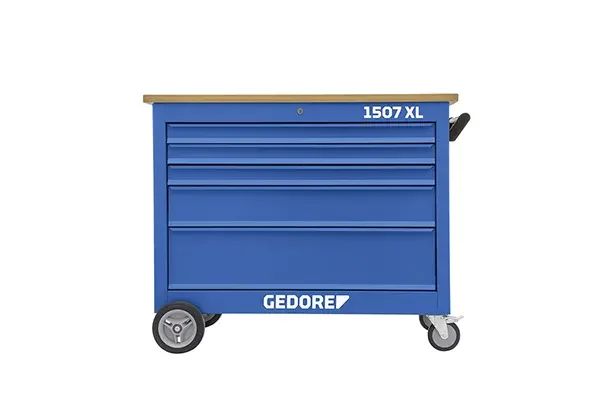 GEDORE-Rolling Workbench With 5 Drawers (1507XL 30101): Body: