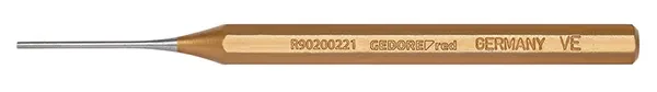 GEDORE RED-Pin Punch 8-Edge 150X3 Mmshaft-Ø 10 Mm (R90200321): Acc. To Din 6450