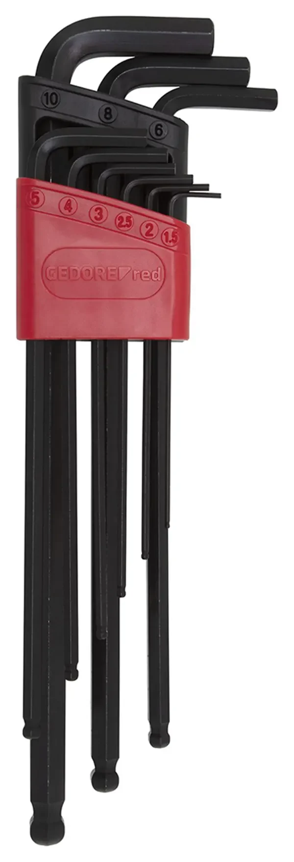 GEDORE RED-Offset Screwdriver Set Hexagon 1.5-10 Mm 9 Pieces (R36675009): With Ball End. In A Holder