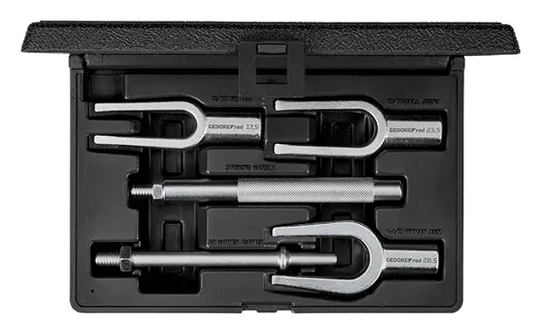 GEDORE RED-Separating/Assembling Fork Set 17.5-28.5Mm 5-Piece (R11203003): For Quick Release Of Track And Push Rod Ends
