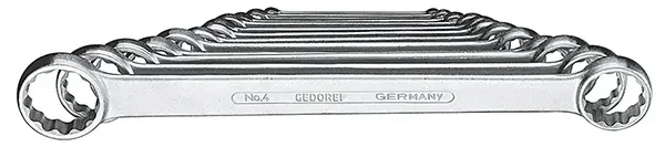 GEDORE-Double Ring Spanner Set 12 Pieces 6-32 Mm (4-120): Most Used Sizes Combined In A Set