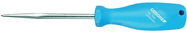 GEDORE-Square Bladed Awl (156 P): Blue Handle With Hanging Hole