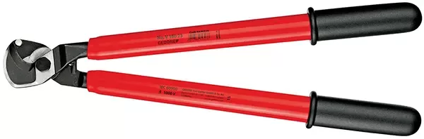 GEDORE-Cable Shears Insulated 1000V (V180 23): Cuts Cable Up To 27Mm