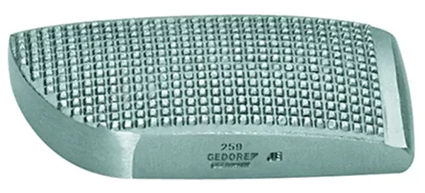 GEDORE-Planishing Hand Anvil 125 X 55 X 25Mm (259): In Heat-Treated Steel As Per En 10083