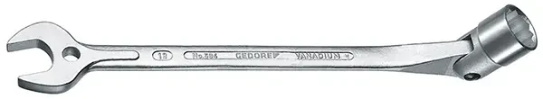 GEDORE-Combination Swivel Head Wrench Ud Profile 18 Mm (534 18): Slim Pattern
