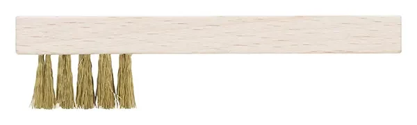 GEDORE-Spark Plug Brush (648): With Wooden Handle And Brass Wire Bristles
