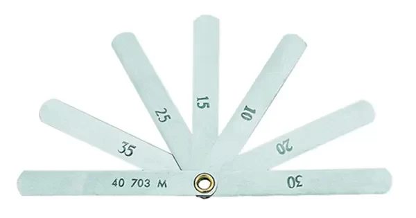 GEDORE-Valve Feeler Gauge 0.1-0.4Mm (703 M): 7 Blades