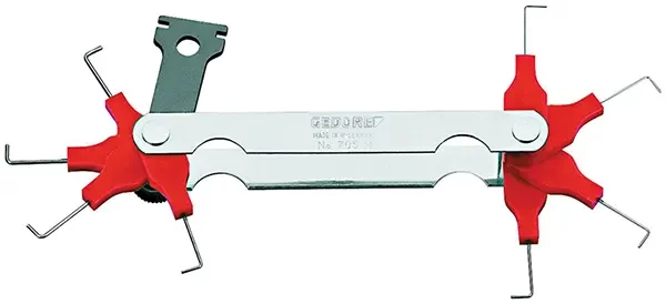 GEDORE-Spark Plug Gauge 0.4-1.0Mm (705 M): With Electrode Adjuster