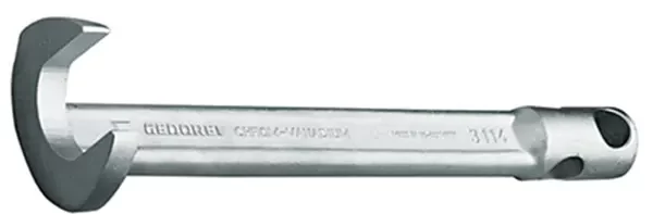 GEDORE-Crowfoot Spanner 21Mm (3114 21): Angled Open-End Wrench For Working In Hard-To-Reach Areas