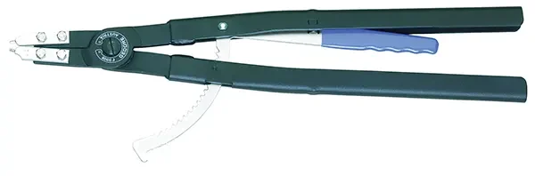 GEDORE-Circlip Pliers For Internal Retaining Rings Straight 122-300Mm (8000J 5): Galvanised Tips And Lock Lever