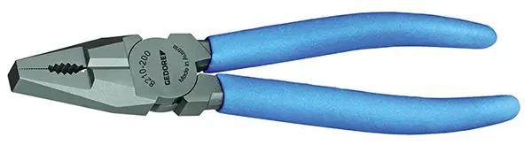 GEDORE-Combination Pliers German Model 200 Mm Dip-Insulated (8210-200 TSP): Reinforced Type