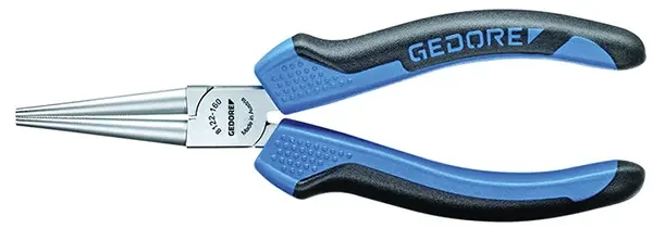 GEDORE-Round Nose Pliers 160 Mm 2C Handle (8122-160JC): Long Jaws