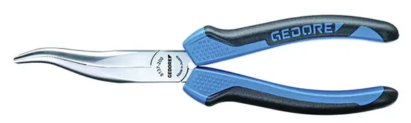GEDORE-Mechanic'S Pliers Cranked 200 Mm 2C-Handle (8137-200JC): Flat-Round Tapered Jaws