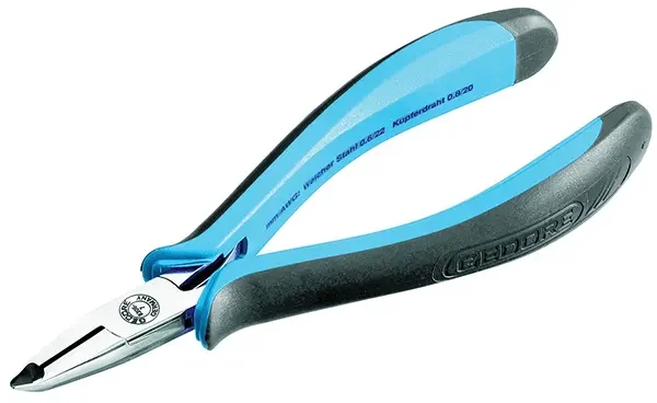 GEDORE-Diagonal End Nipper (8305-7): 65° Angled Cutting Edges