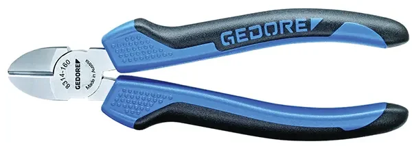 GEDORE-Side Cutters 160 Mm 2C Handle (8314-160JC): With Slender Head - Ideal For Confined Spaces