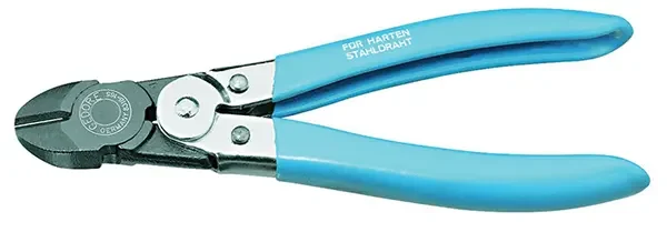 GEDORE-Lever Side Cutter 160 Mm Dip-Insulated (8318-160 TL): Double-Jointed For Maximum Cutting Performance