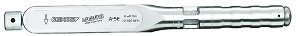 GEDORE-Torque Wrench Dremometer A-Se 9X12 8-40Nm (8480-01): Classified As Per Din En Iso 6789-2:2017 Type Ii Class A; Adjusted To A Maximum Permissible +/-3% Deviation And Thus With A Greater Precision Than The Standard-Stipulated +/-4%